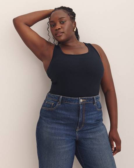 Scoop-Neck Ribbed Knit Tank Top - PENN. Essentials