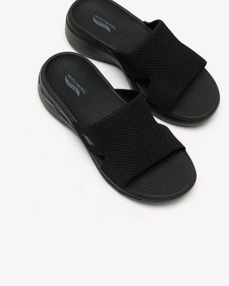 Wide-Width Go Walk Mesh Slide Sandal - Skechers