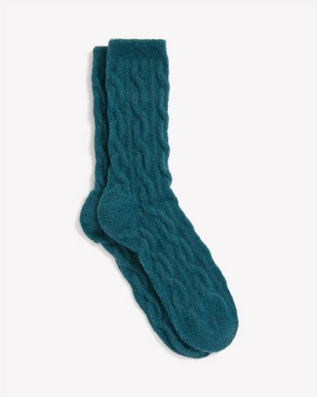 Cable Knit Socks