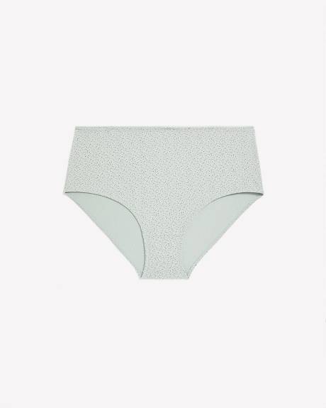 Cotton Brief with Mini Triangle Print - ti Voglio