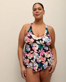 Haut tankini fleuri Aviva - Raisins Curve