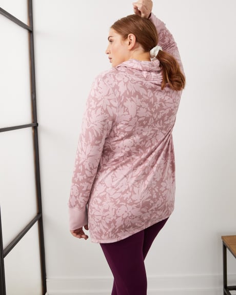 A-Line Tunic With Funnel Neck - ActiveZone