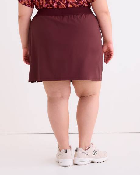 4-Way Stretch Skort with Slit - Active Zone