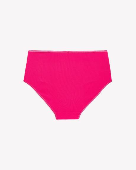 Culotte côtelée avec élastiques scintillants à la taille- ti Voglio