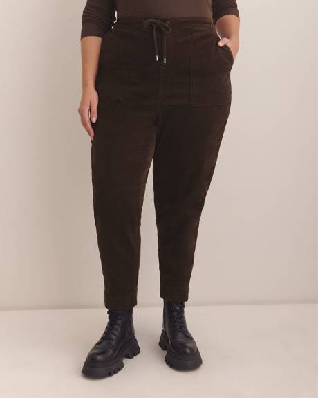 Corduroy Tapered-Leg Jogger Pant