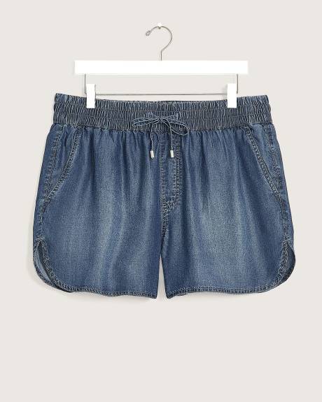 Responsible, 1948-Fit Tencel Pull-On Short - d/C JEANS