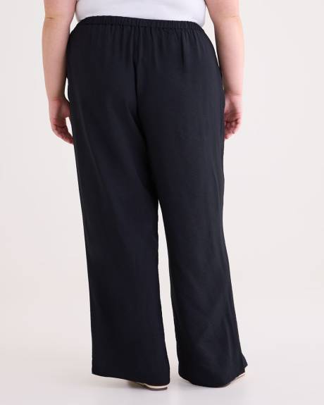 Wide-Leg Pant with Drawstring