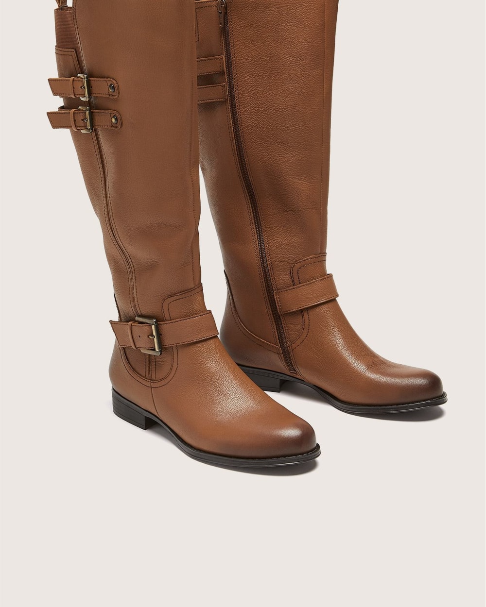 Wide Width Tall Leather Boots - Naturalizer