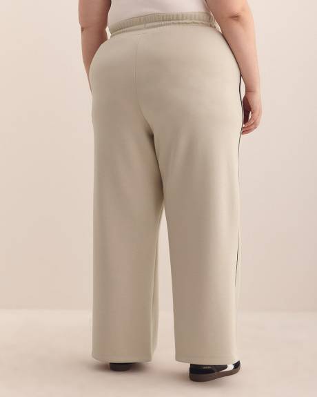 Wide-Leg Scuba Knit Pant - Active Zone