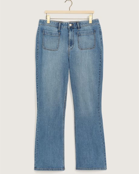 Responsible, Curvy-Fit High-Rise Flare-Leg Jeans, Medium Wash - d/C Jeans