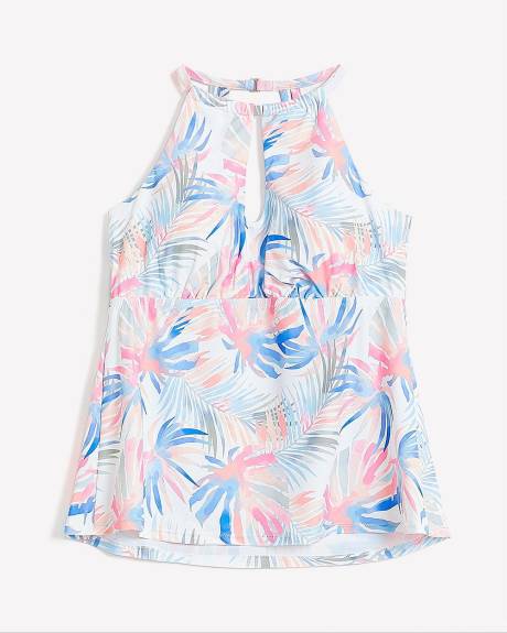 Haut de tankini Rosalie à imprimé tropical - Raisins Curve
