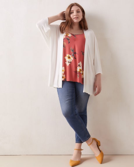 Solid Dolman Sleeve Tunic Overpiece - In Every Story