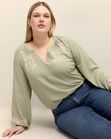 Boho Blouse with Soutache