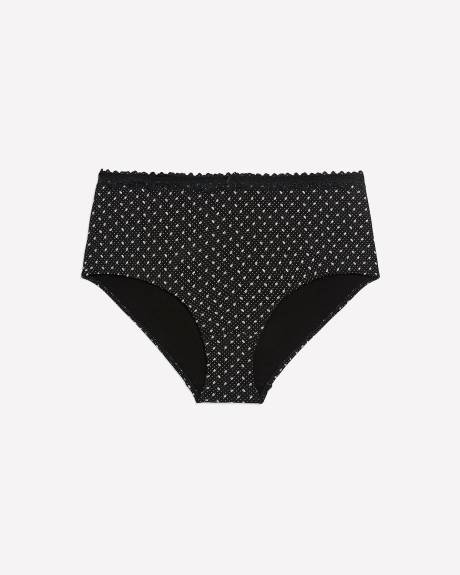 Culotte classique à motif imprimé de feuilles et à pois - ti Voglio