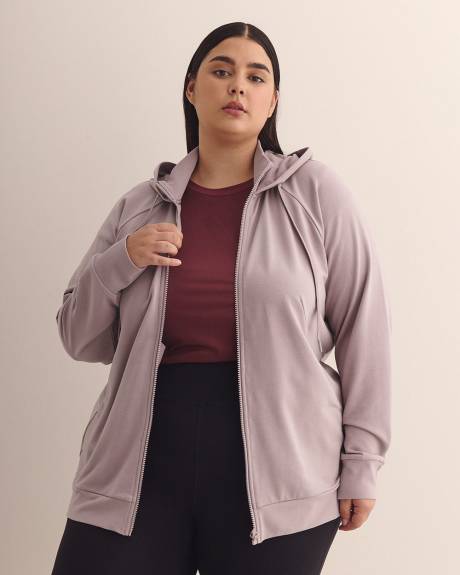 Long-Sleeve Hooded Zip Jacket - Active Zone