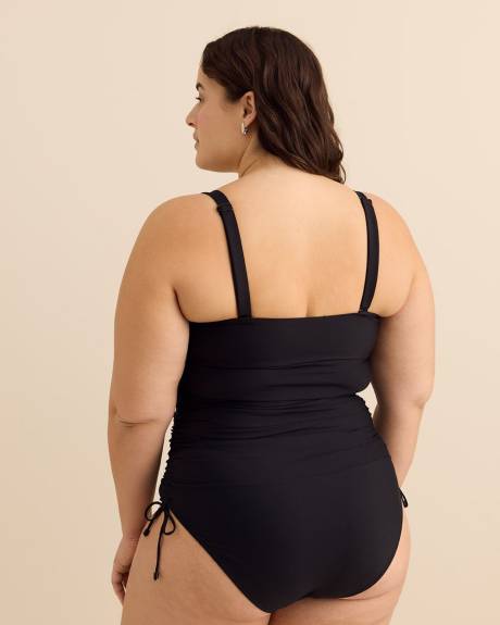 One-Piece Swimsuit With Bandeau Top