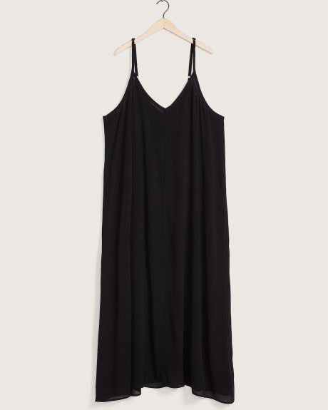 Maxi Solid Sleeveless Dress