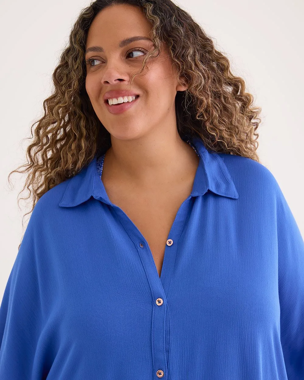 Swim CoverUp Shirt Raisins Curve Penningtons