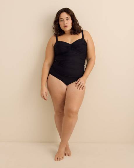 One-Piece Swimsuit With Bandeau Top