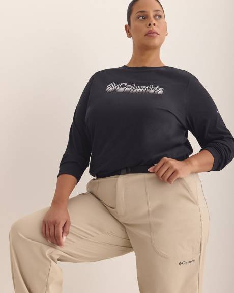 Rolling Bend Graphic Long-Sleeve Crewneck Top - Columbia