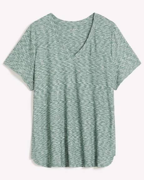 Short-Sleeve V-Neck T-Shirt - Active Zone
