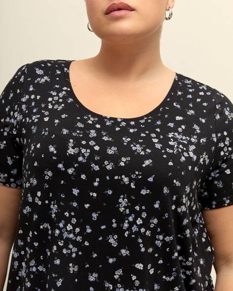Tunique imprimée, coupe moderne, tissu responsable - Essentiels PENN.