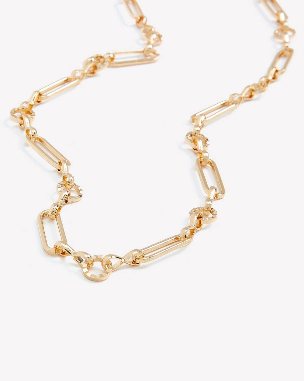 Collier court à maillons en chaîne
