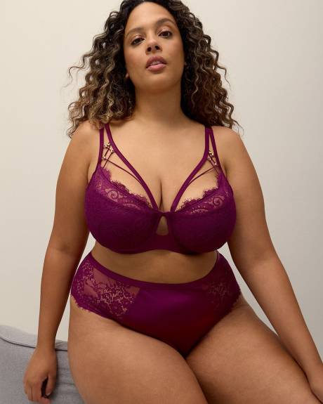Sexy Lace Underwire Balconette Bra - Déesse Collection