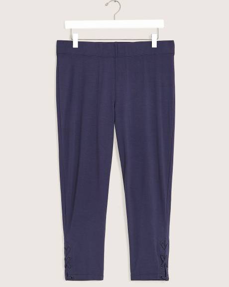 Responsible, Capri Legging with Laced-Up Side Details