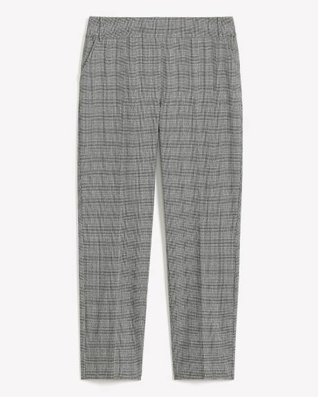 Pantalon ingénieux carreauté à jambe droite - Essentiels PENN.