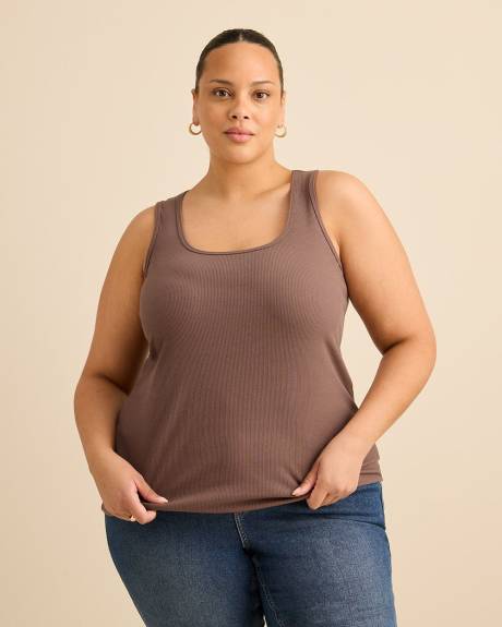 Camisole en tricot c&ocirc;tel&eacute; et col d&eacute;gag&eacute; - Essentiels PENN.