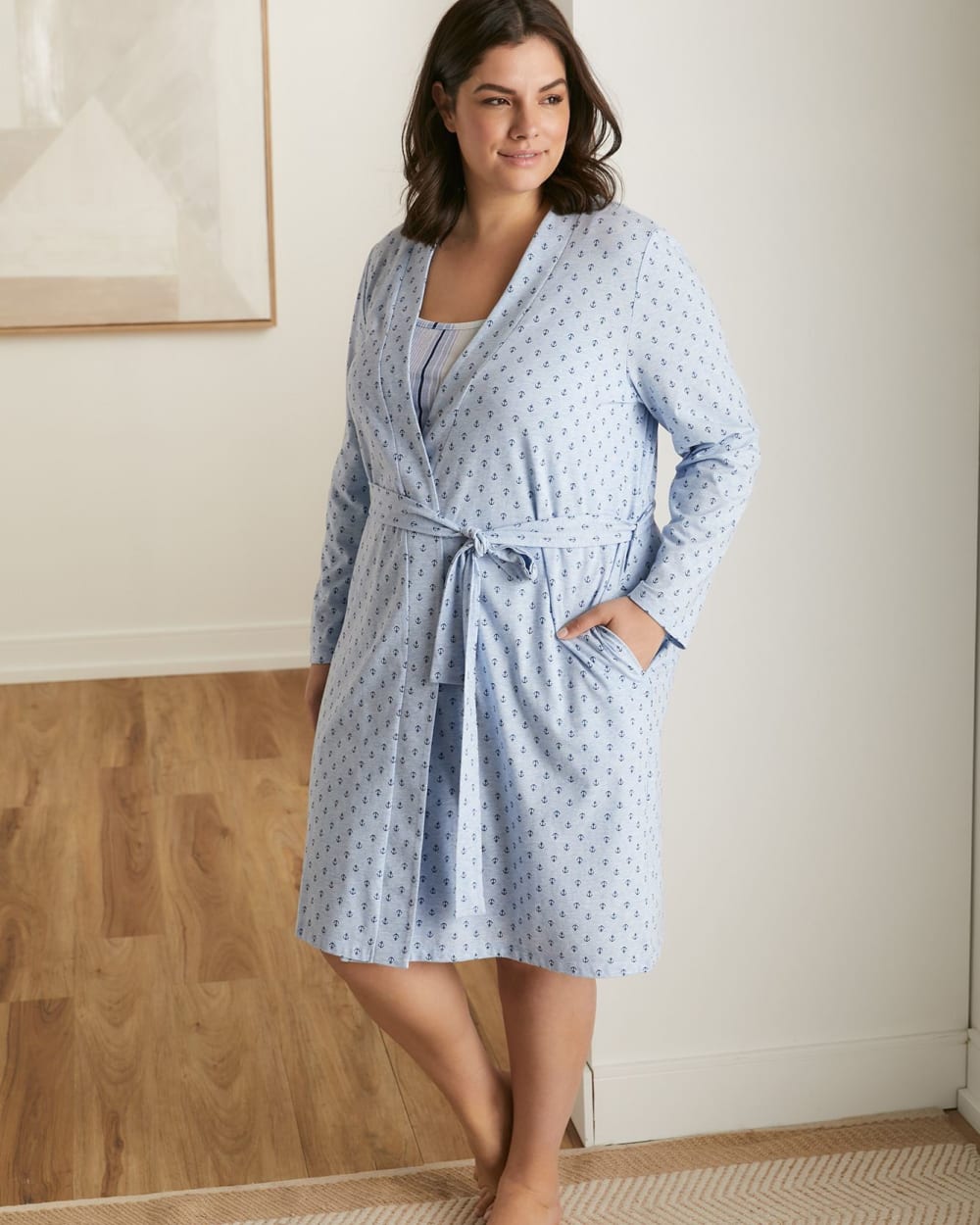 Heather Bathrobe, Anchor Print Penningtons