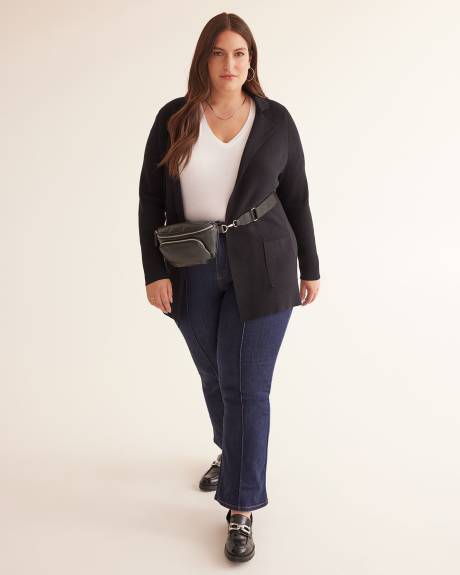 Black Sweater Blazer