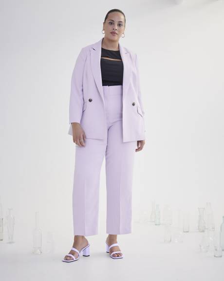 Pastel Double-Breasted Blazer - Addition Elle