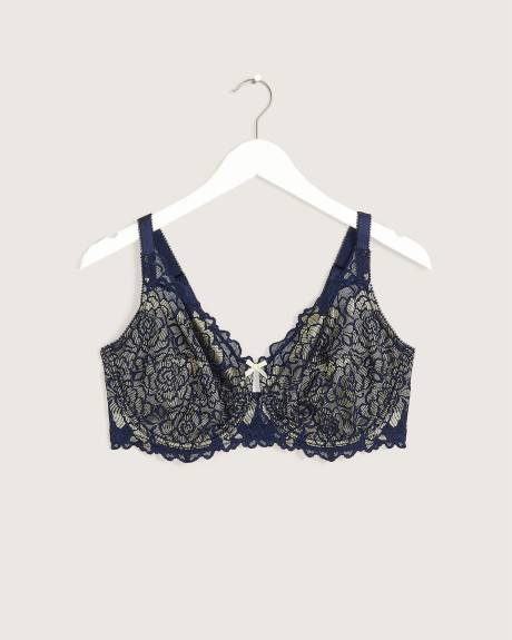 Femme Couture 2-Tone Lace Underwire Bra - Déesse Collection
