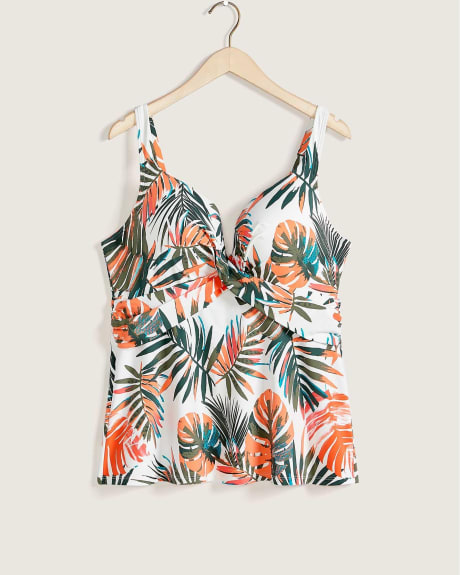 Underwire Crisscross Tankini Top - In Every Story