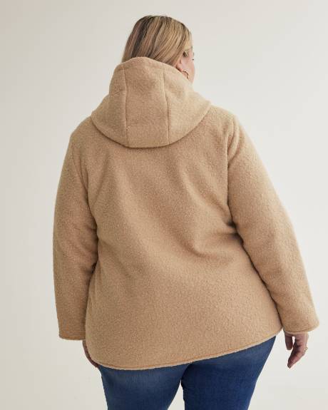 Responsible, Reversible Sherpa/Puffer Coat