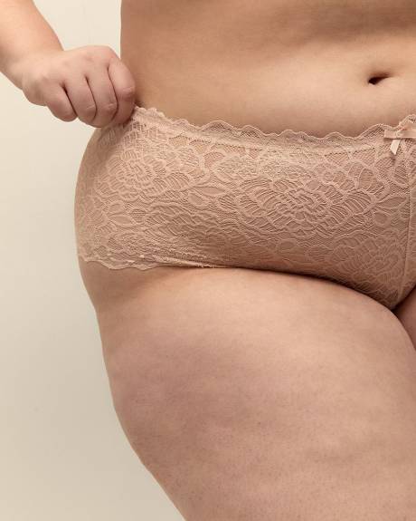 Full Brief With Lace Waist - Déesse Collection