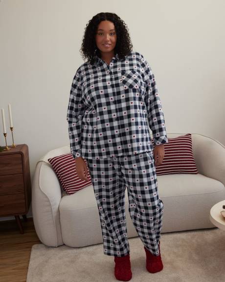 Plaid Flannel Pyjama Set - ti Voglio