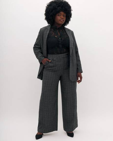 Plaid Wide-Leg Pant - Addition Elle