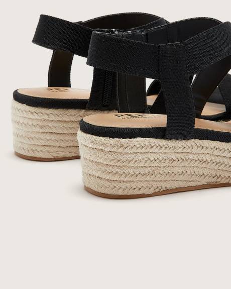 Extra Wide Width, Jute Espadrille Wedge Sandal