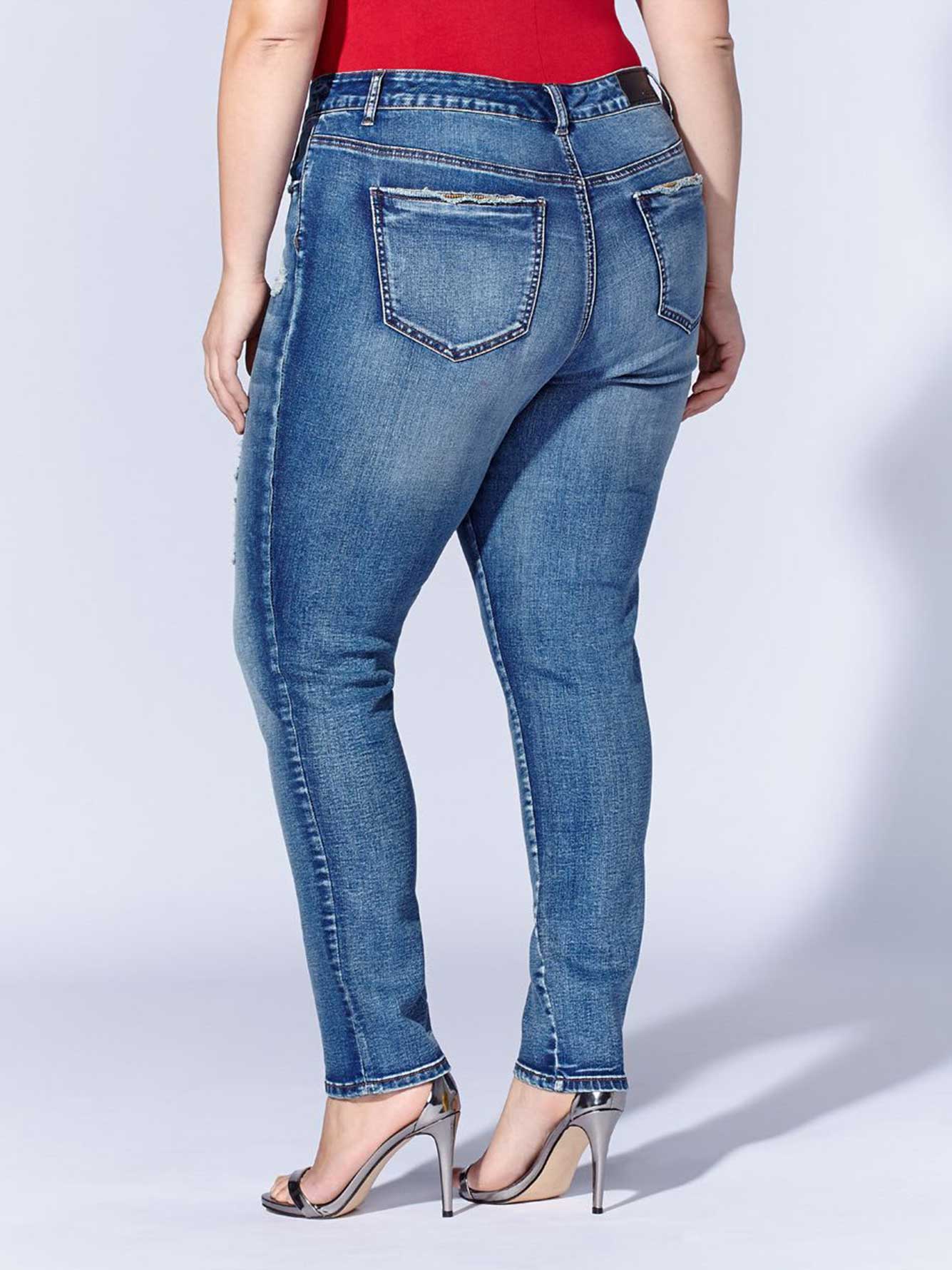 topshop ripped mom jeans