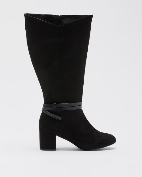 Extra Wide Width, Tall Boot with Wrap-Around Strap