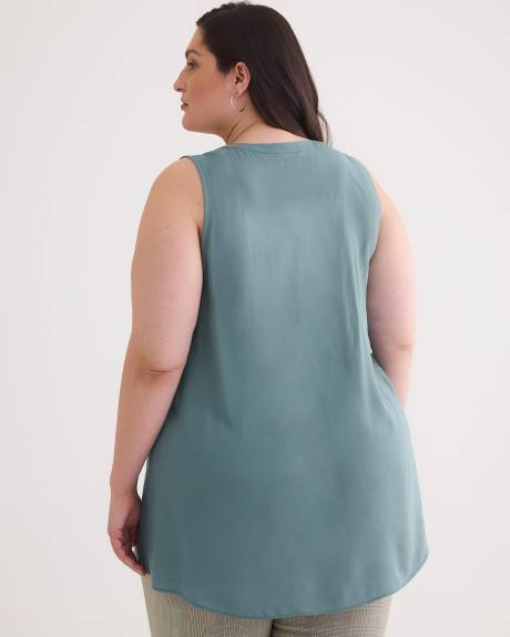Blouse en challis sans manches