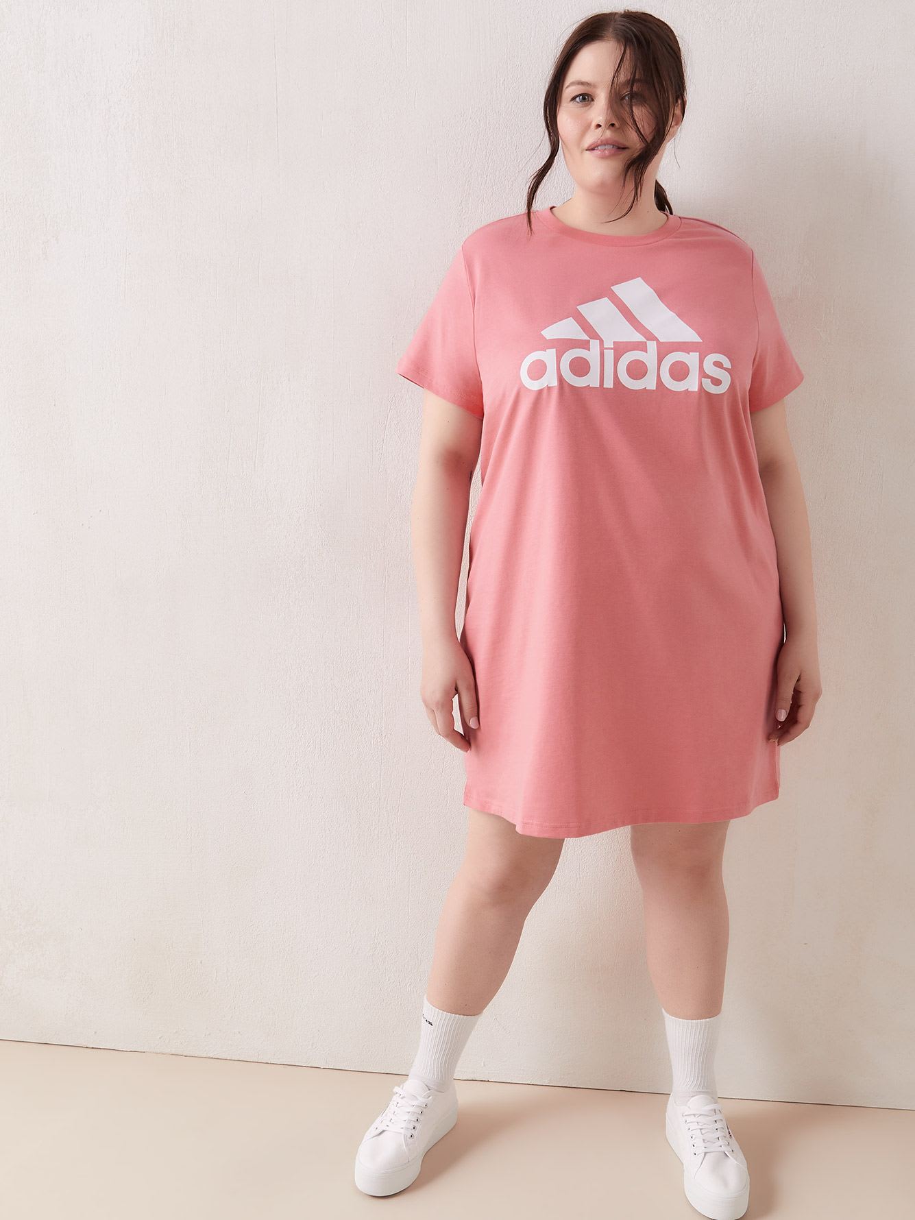 adidas t shirt dress plus size