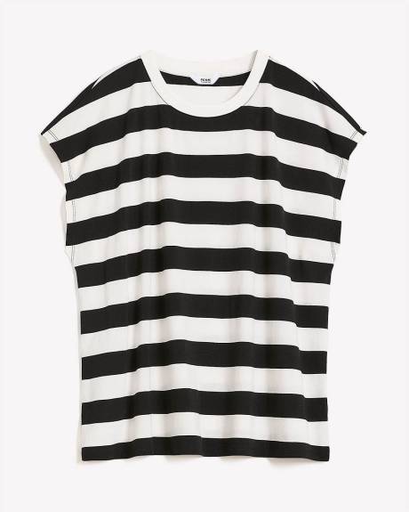T-shirt à col rond et manches basses - Essentiels PENN.