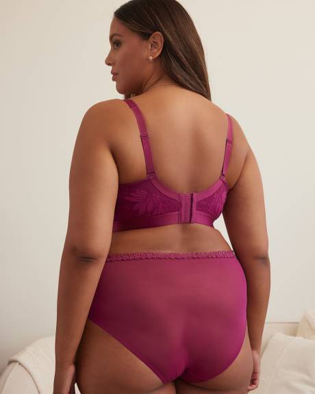 Soutien-gorge de détente rembourré avec dentelle, sans armatures - Déesse Collection
