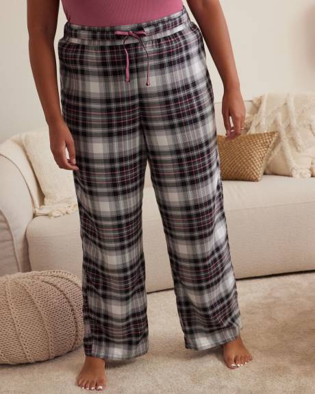 Plaid Straight-Leg Pyjama Pant - ti Voglio
