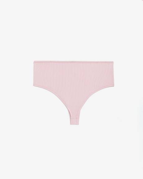 Culotte cheeky côtelée à deux tons - ti Voglio