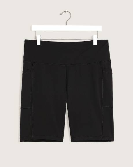 Responsible, Black Bike Short with Mesh Insert - Active Zone